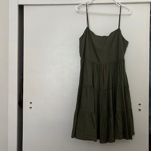 Banana Republic olive green dress